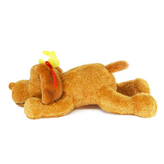 TXDRRA Adorable Dog Plush wearing antler headband, ideal for holiday cuddles and decor