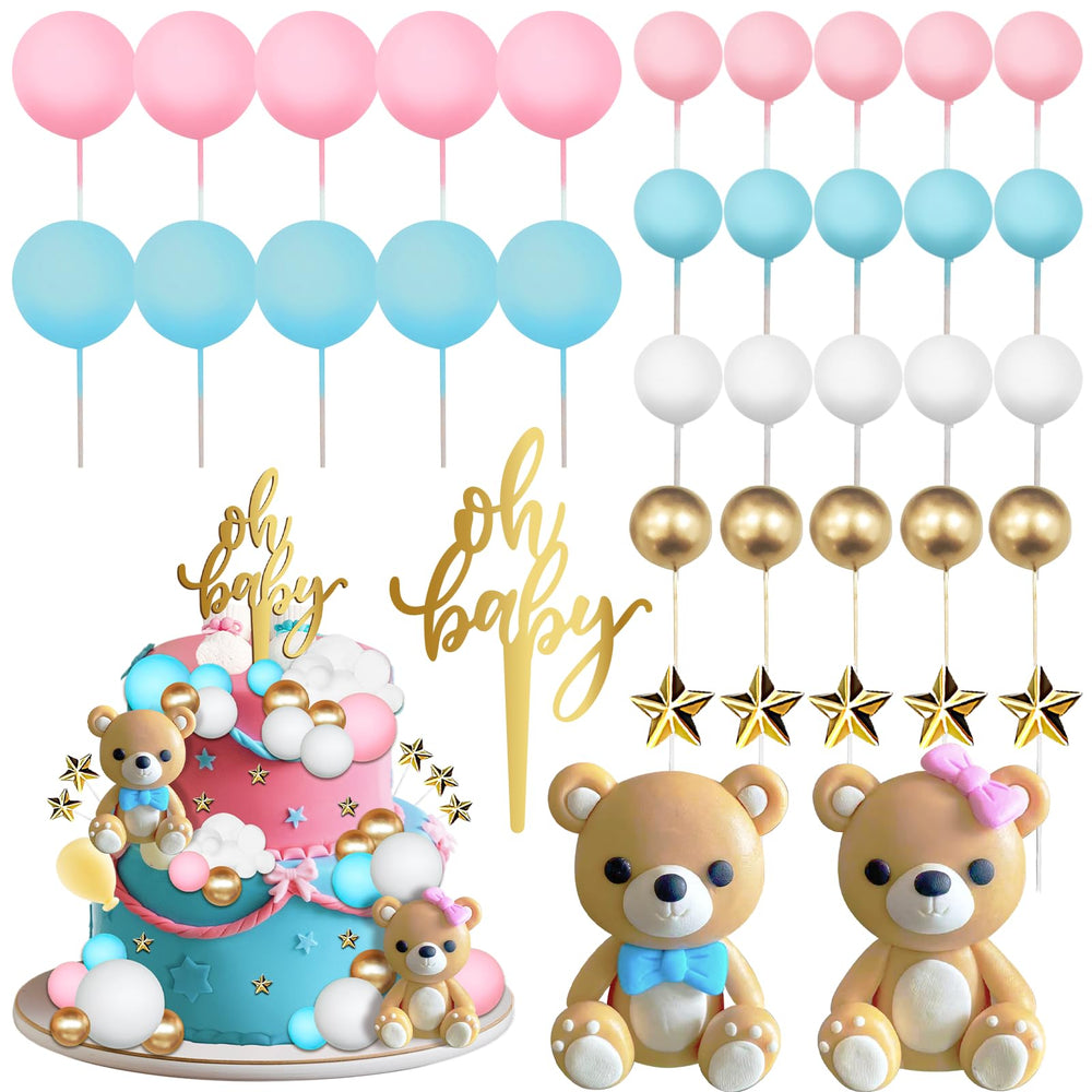 TxscOxwP1 oh baby cake topper for gender reveal celebrations.