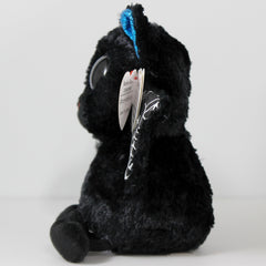 Ty Batrick bat plush side view highlights compact size for shelves.