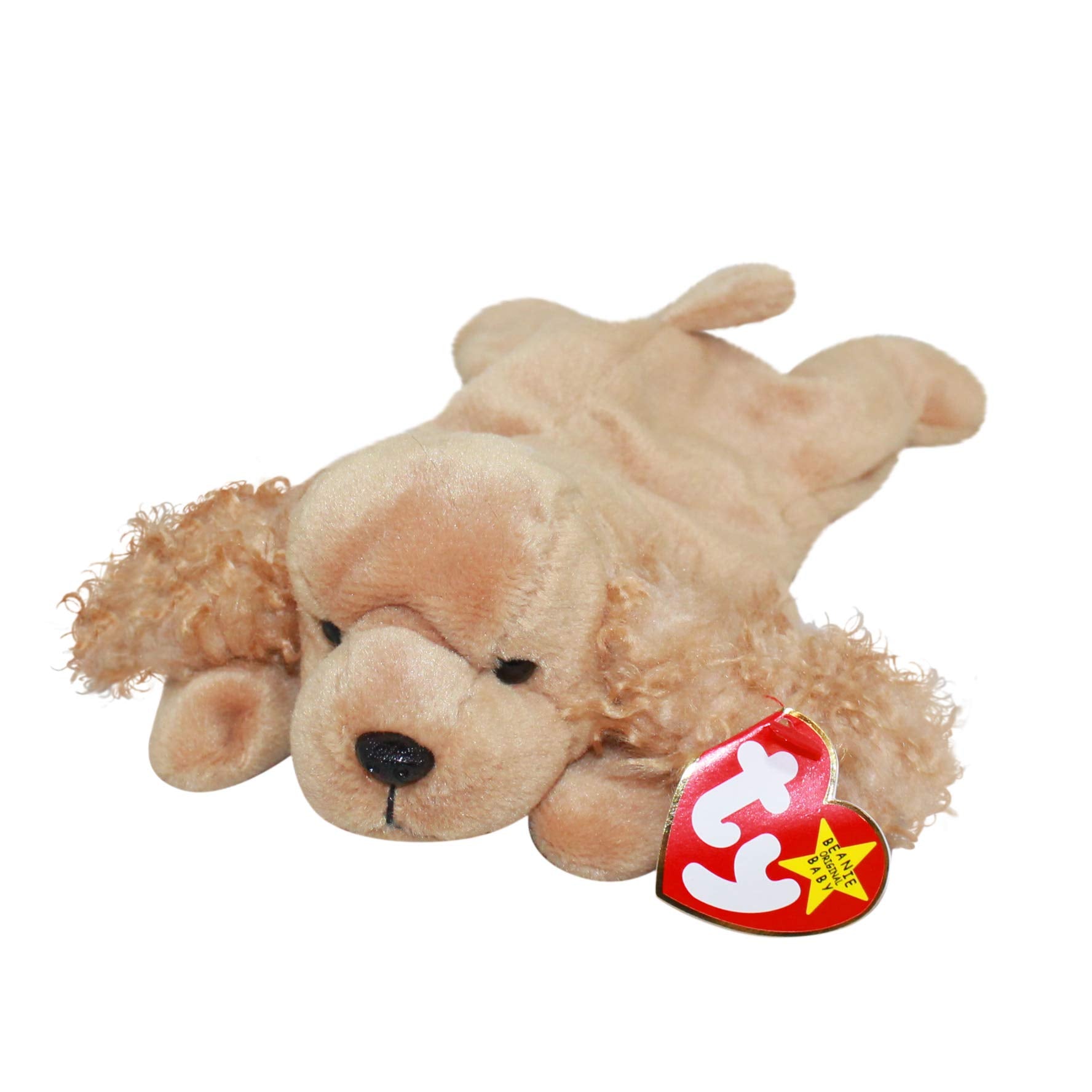 TY Beanie Babies Spunky cuddly cocker spaniel plush for cuddling and imaginative play