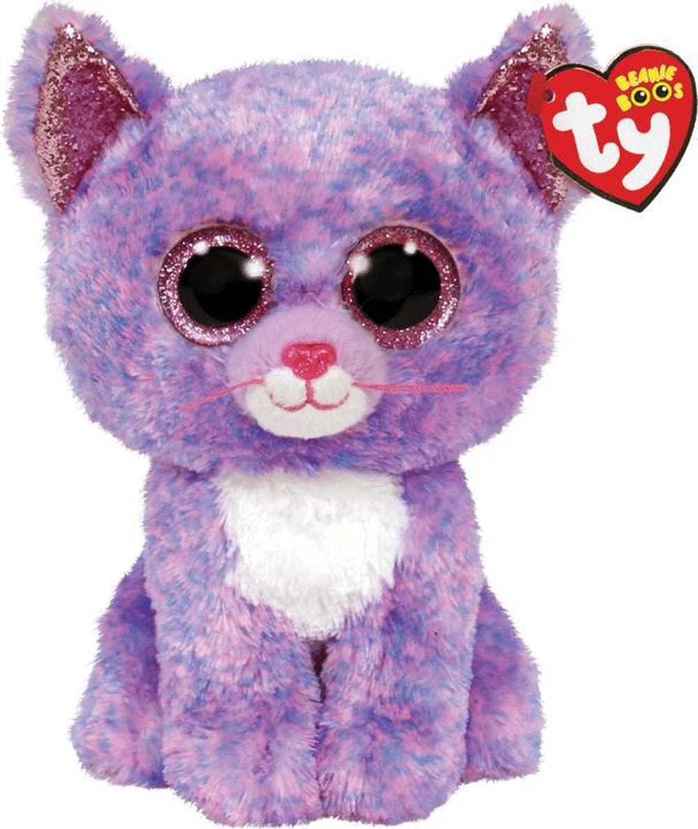 Ty Beanie Boos Cassidy glitter eyes catch light for captivating display