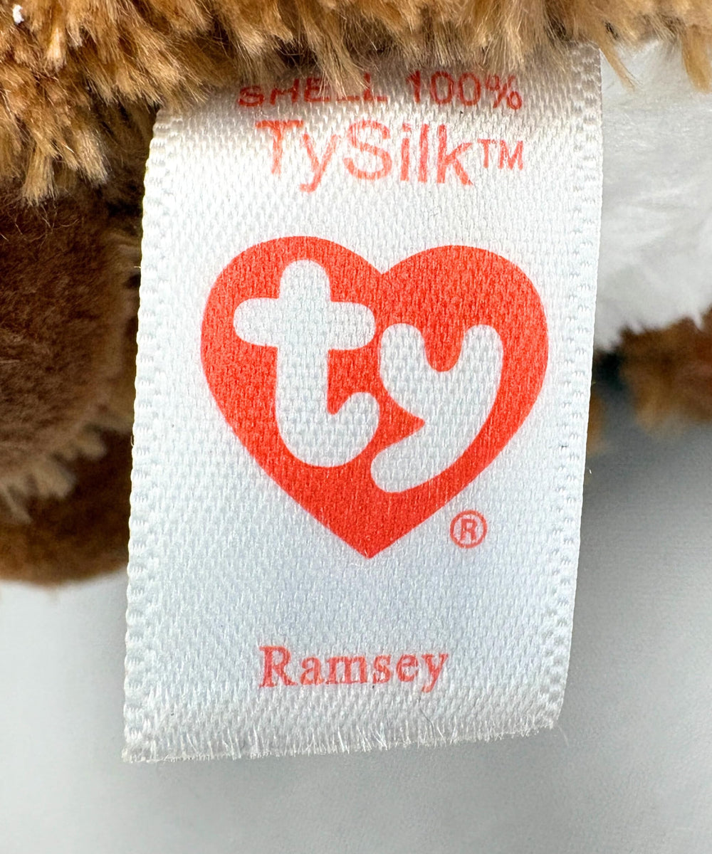 TY Beanie Boos Ramsey lion should be surface cleaned only to protect fur.