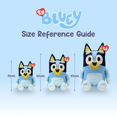 TY Bluey Floppy tail detail adds whimsy