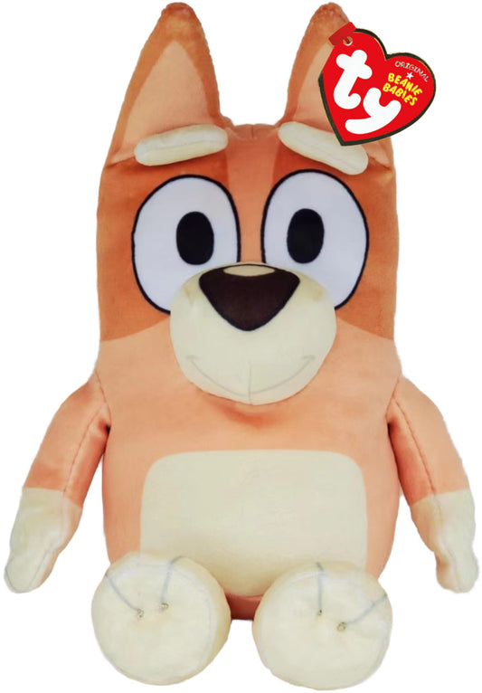 Ty Bluey's Bingo dog Beanie Baby with mint tags, ideal for display and gifting.