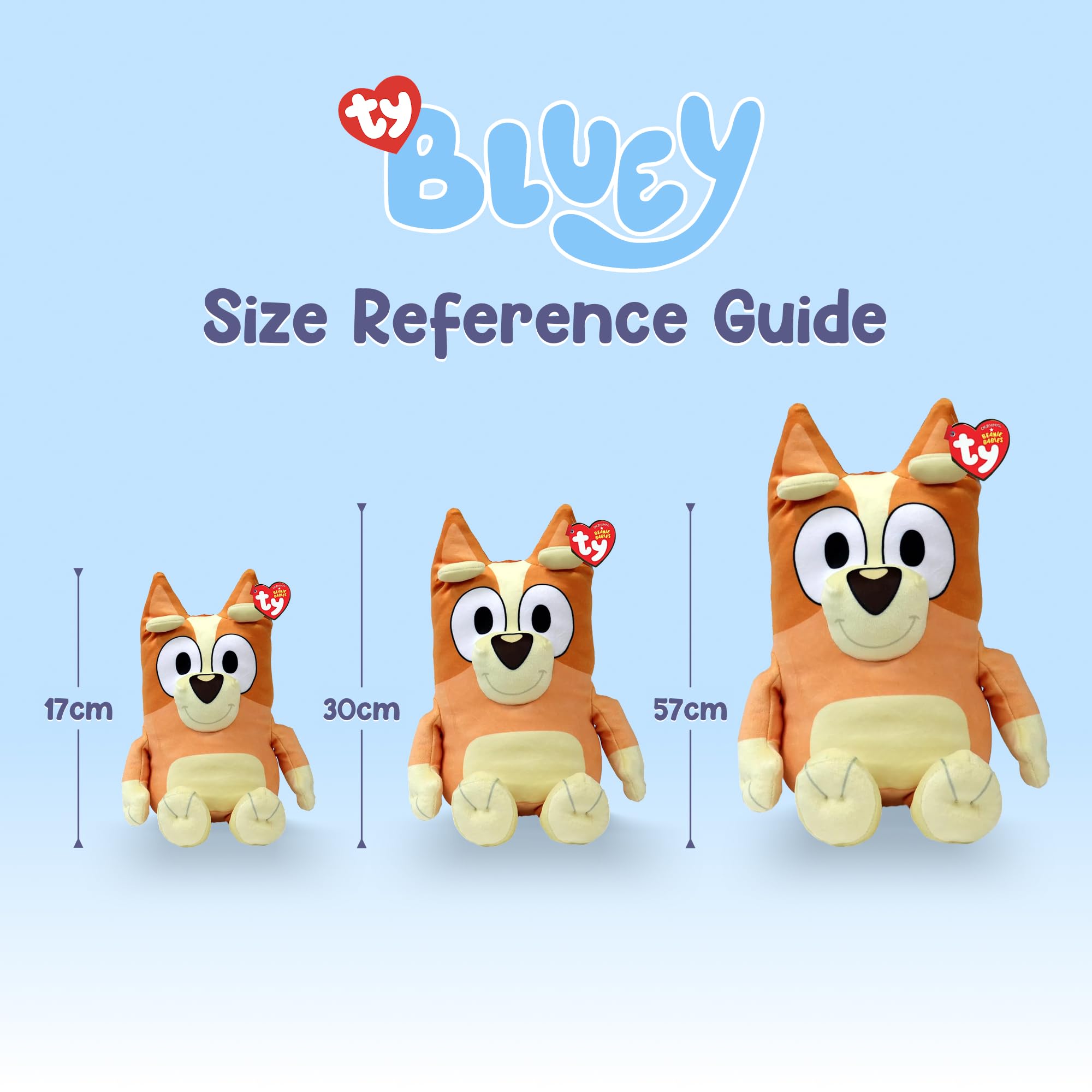 Ty Bluey's Bingo dog packaging image, ideal for gift-ready presentation.