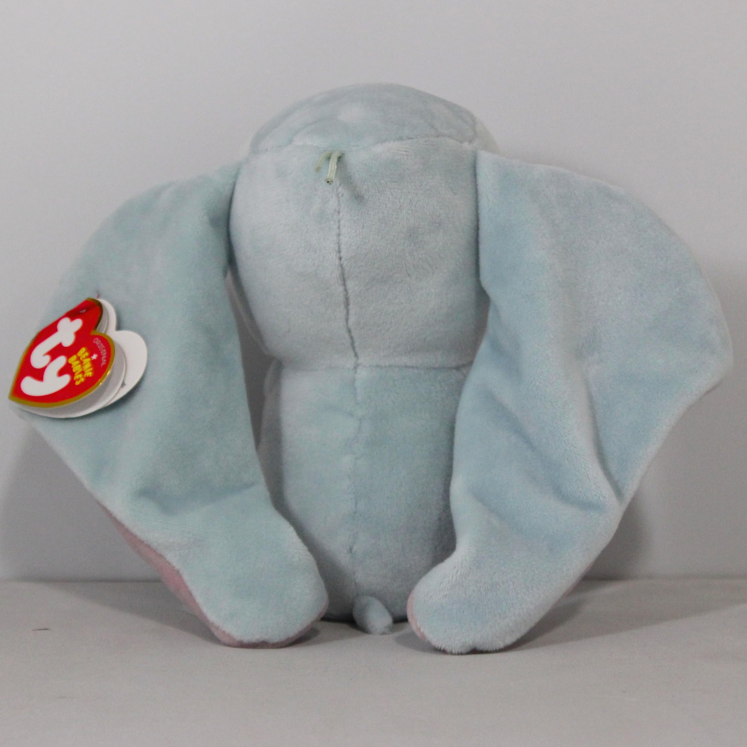 Ty Beanie Baby collectible on display shelf for fans.