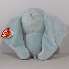 Ty Beanie Baby collectible on display shelf for fans.