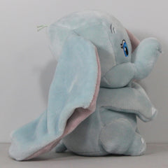 Dumbo small plush close up shows silky soft fabric for comfy hugs.