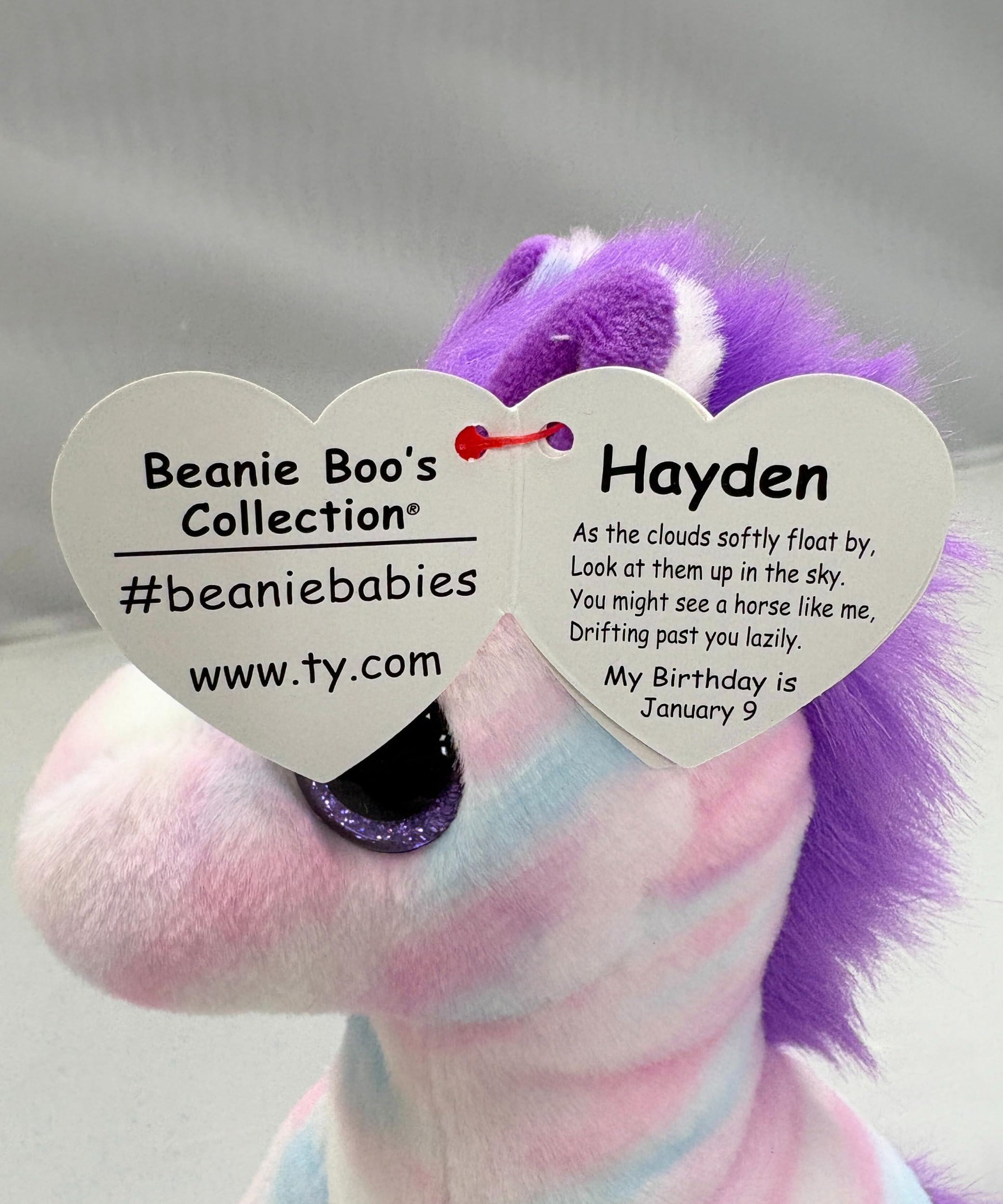 Ty Hayden pastel horse packaging view, ready-to-gift packaging for celebrations.