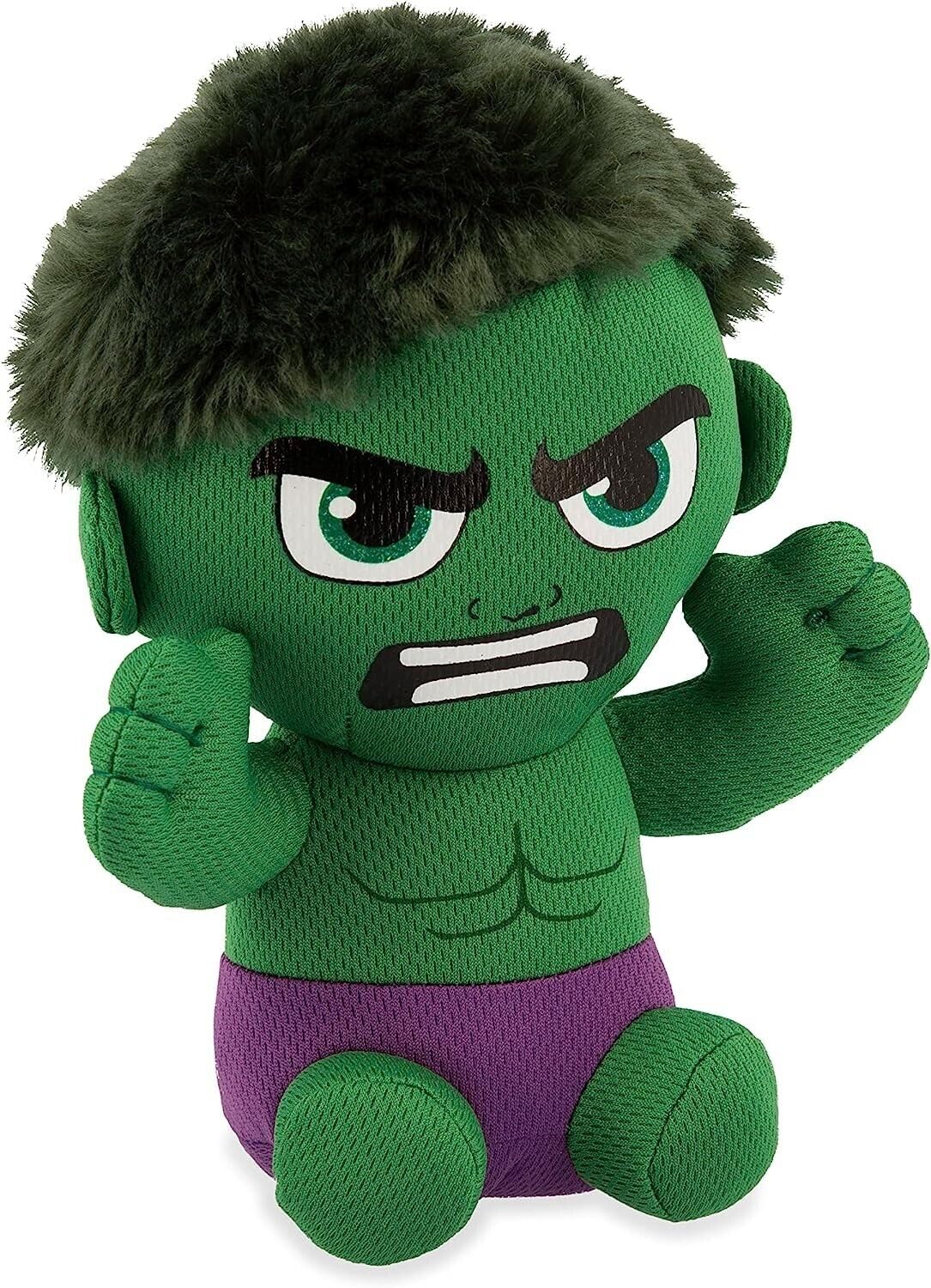 Ty Incredible Hulk plush in action pose for hugs and display