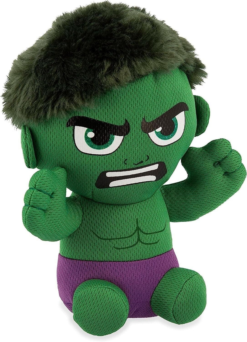 Ty Incredible Hulk plush in action pose for hugs and display
