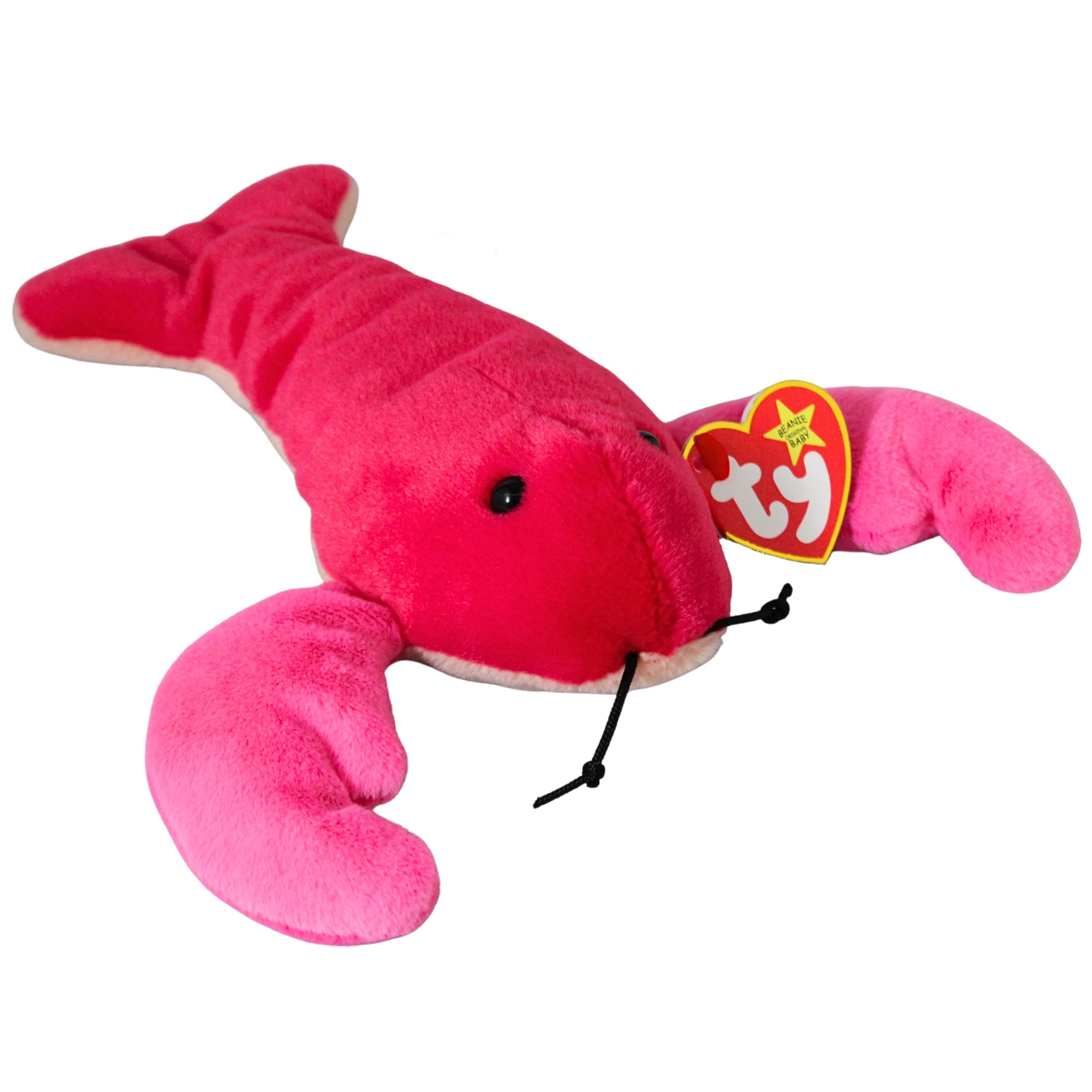 Ty Louie the Lobster Beanie Baby in mint tags, ideal for collectors.