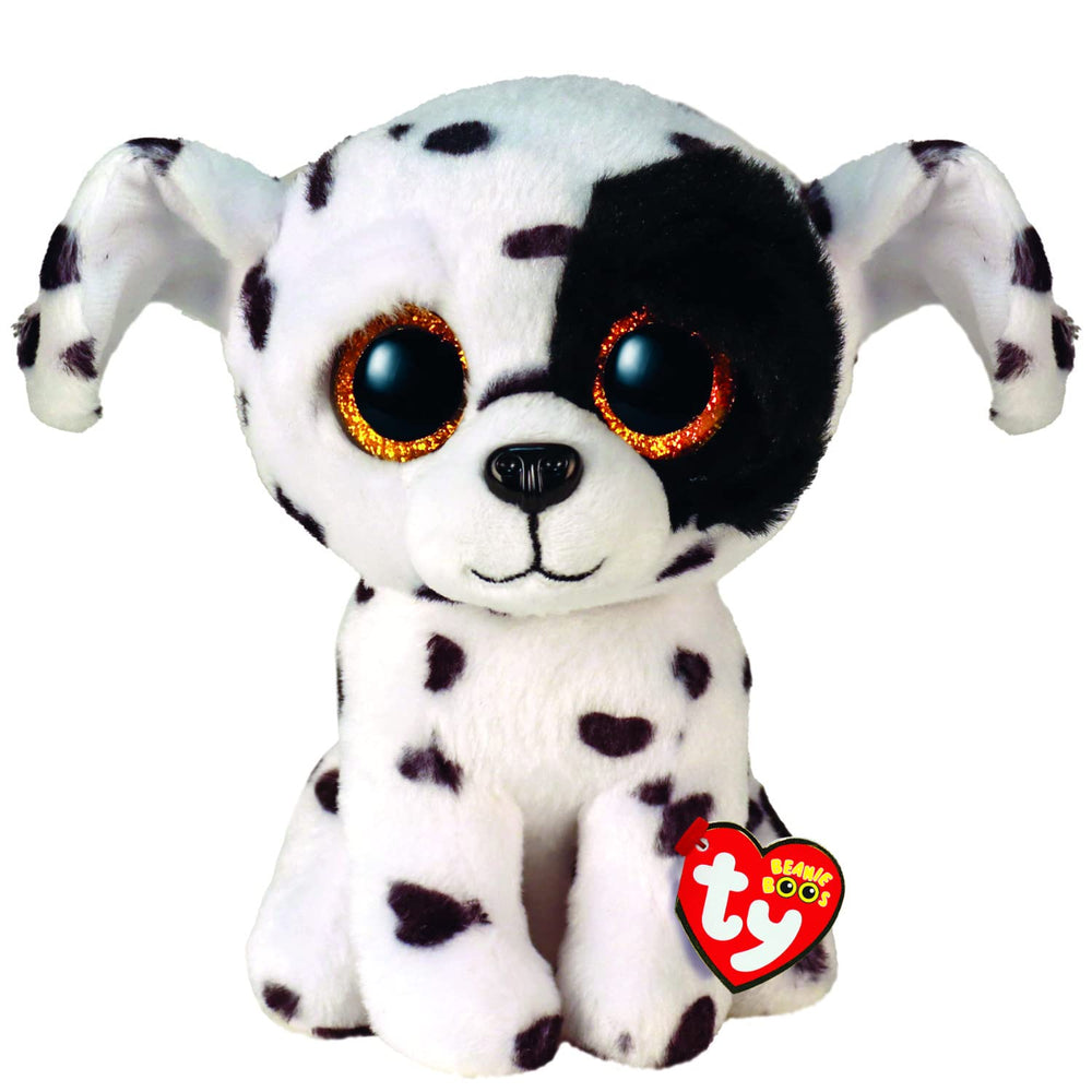 Ty Luther Dalmatian plush toy, 15 cm, a soft cuddle buddy for kids