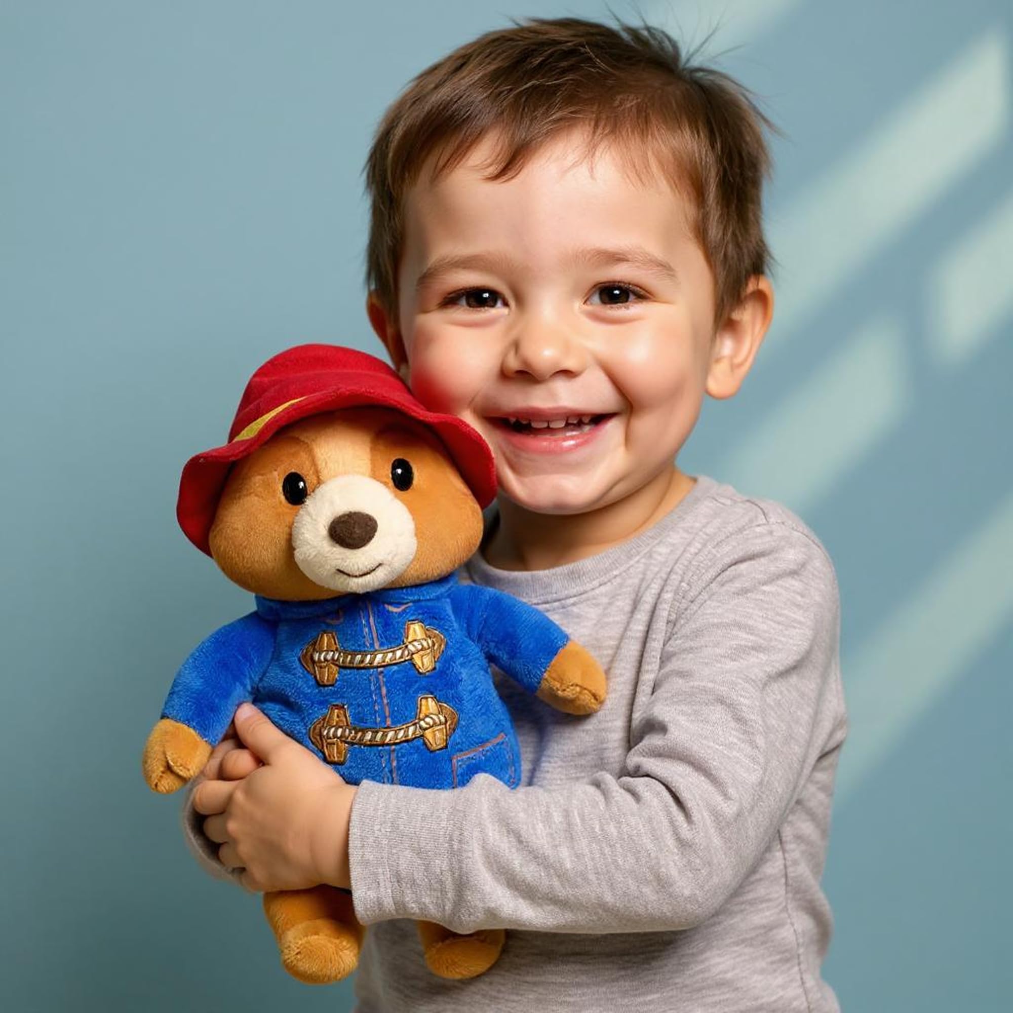 Ty Paddington Beanie Boos regular face detail, soft textures enhance storytelling.