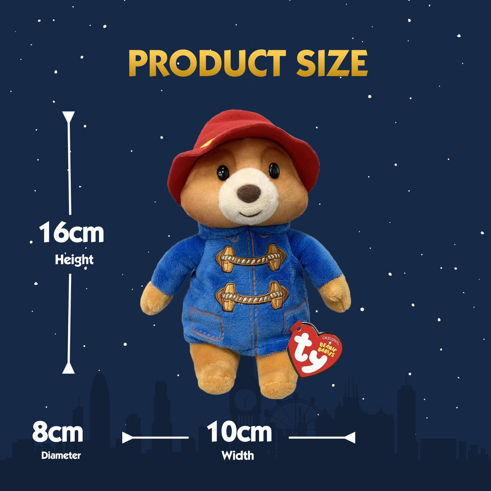 Ty Paddington Beanie Boos regular gift-ready plush, ideal for celebrations and gifting.