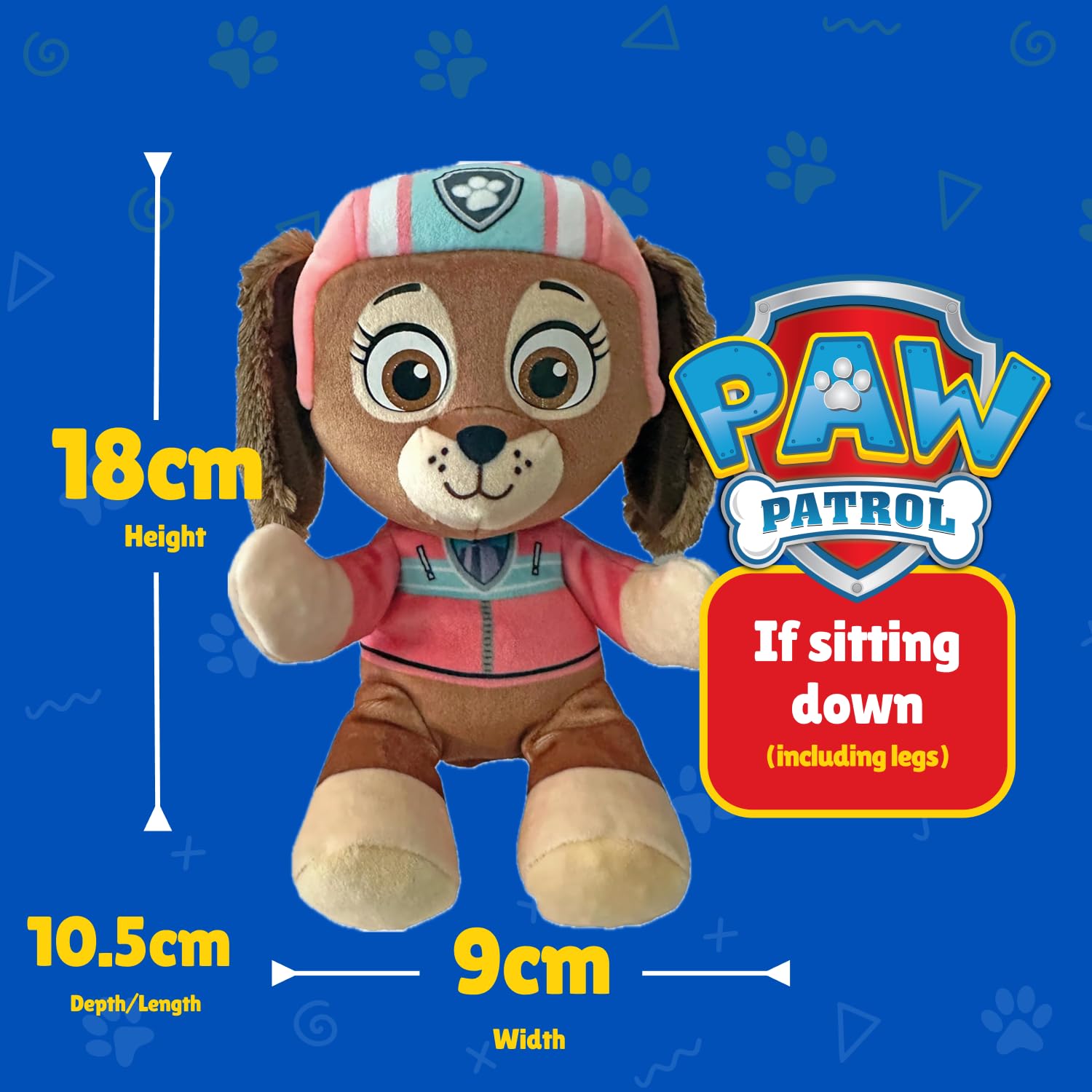 Ty Paw Patrol Liberty bright colours to enhance shelf display