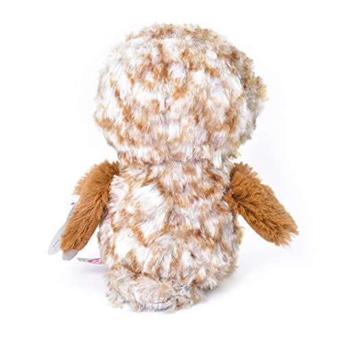 Ty Percy Barn Owl Beanie Boo glitter eyes, eye-catching detail invites snuggly storytelling.