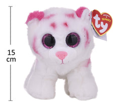 Ty Pink and White Tiger Regular ready for imaginative play and bedtime adventures.