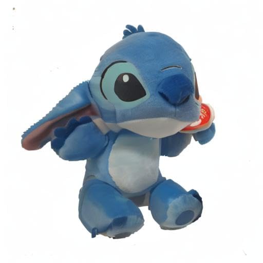 TY Stitch blue plush toy on a shelf ready for display or gifting.