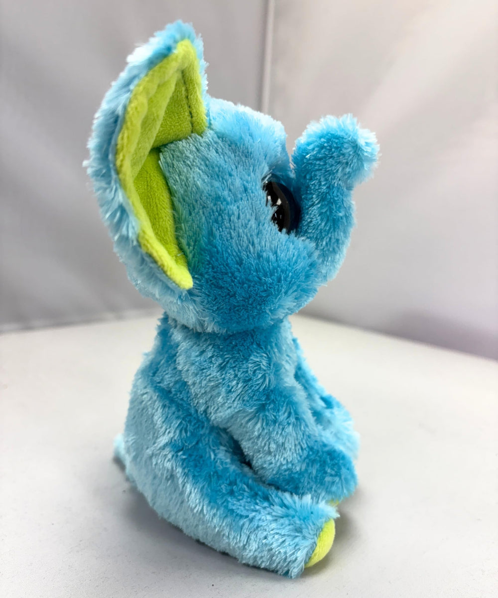 Ty Trunkles Beanie Boo plush side view, compact for travel