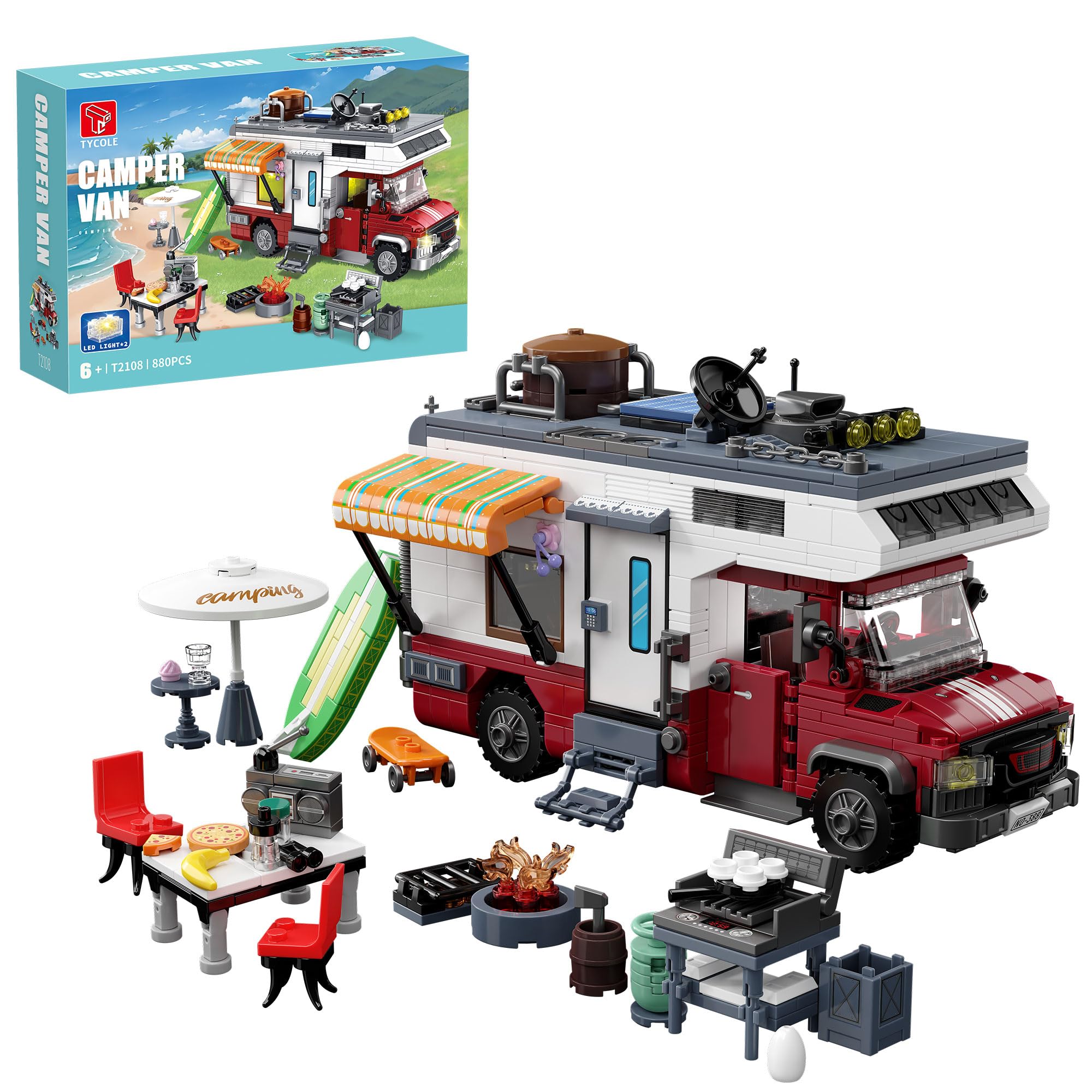TYCOLE City Camper Van model front view ideal for display and gifting.