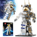 TYCOLE Space Astronaut building set assembly highlights precise 860-piece construction for display