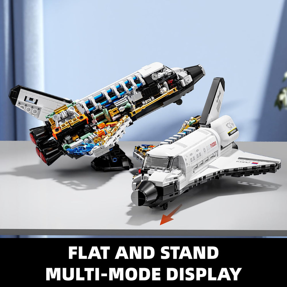 TYCOLE space shuttle with display shelf for home or office decor.