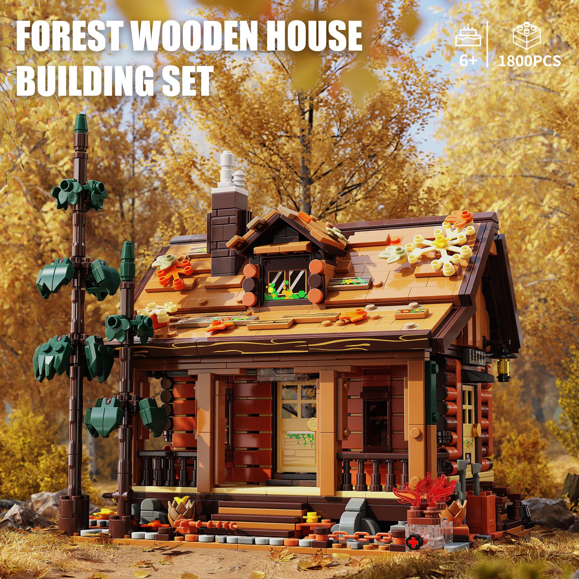 TYCOLE log cabin living area with furniture sparks realistic storytelling at home