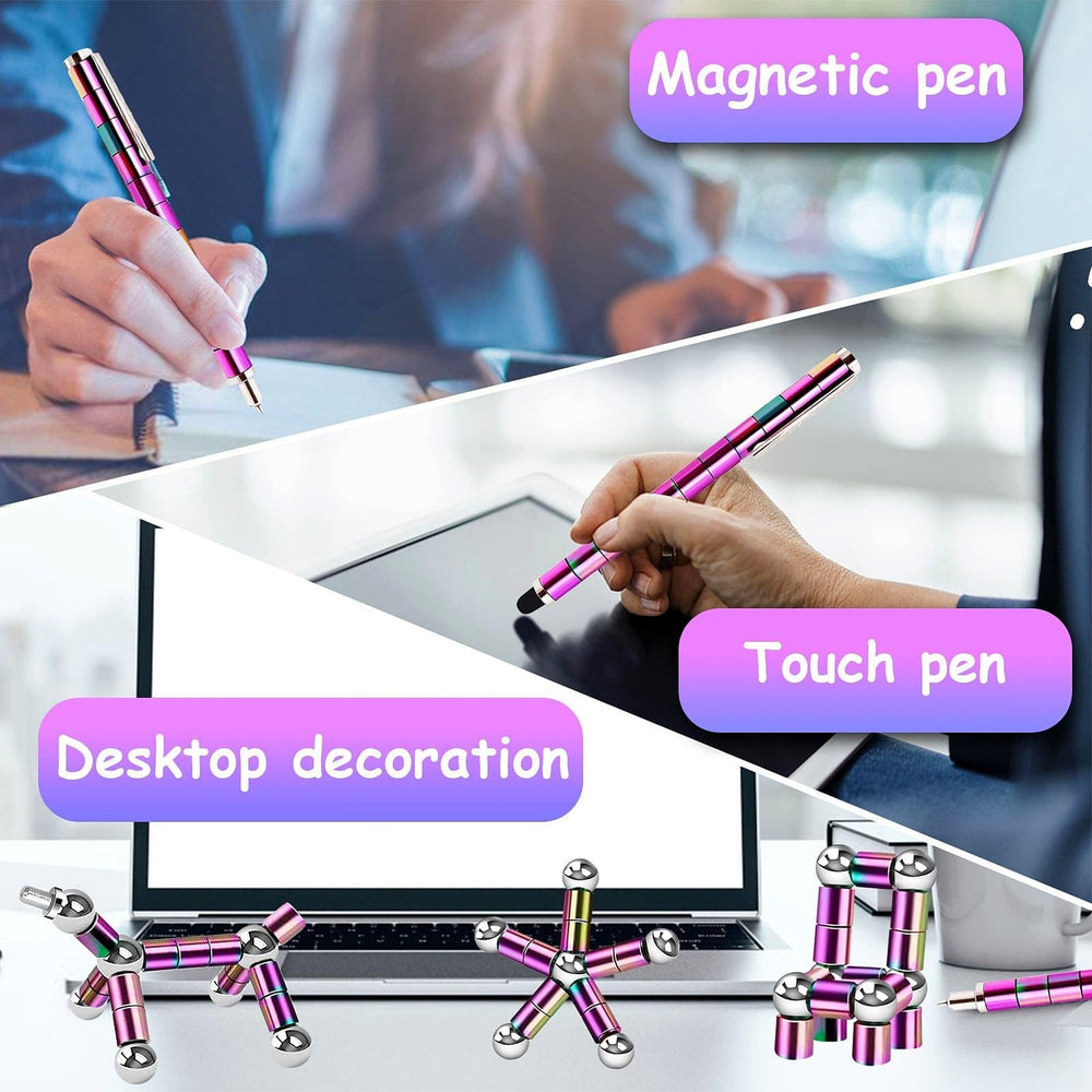 TYJHAFN fidget pen in a desk setup for daily tasks.