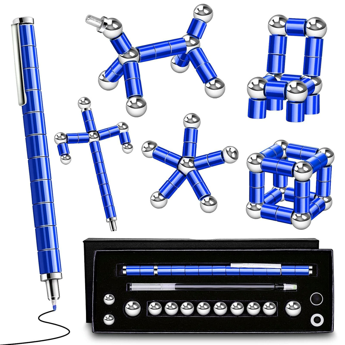 TYJHAFN magnetic fidget pen in rotate mode for focus and tactile relief