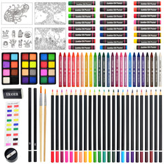 Tyko Arts 24 oil pastels with rich hues for bold textures.