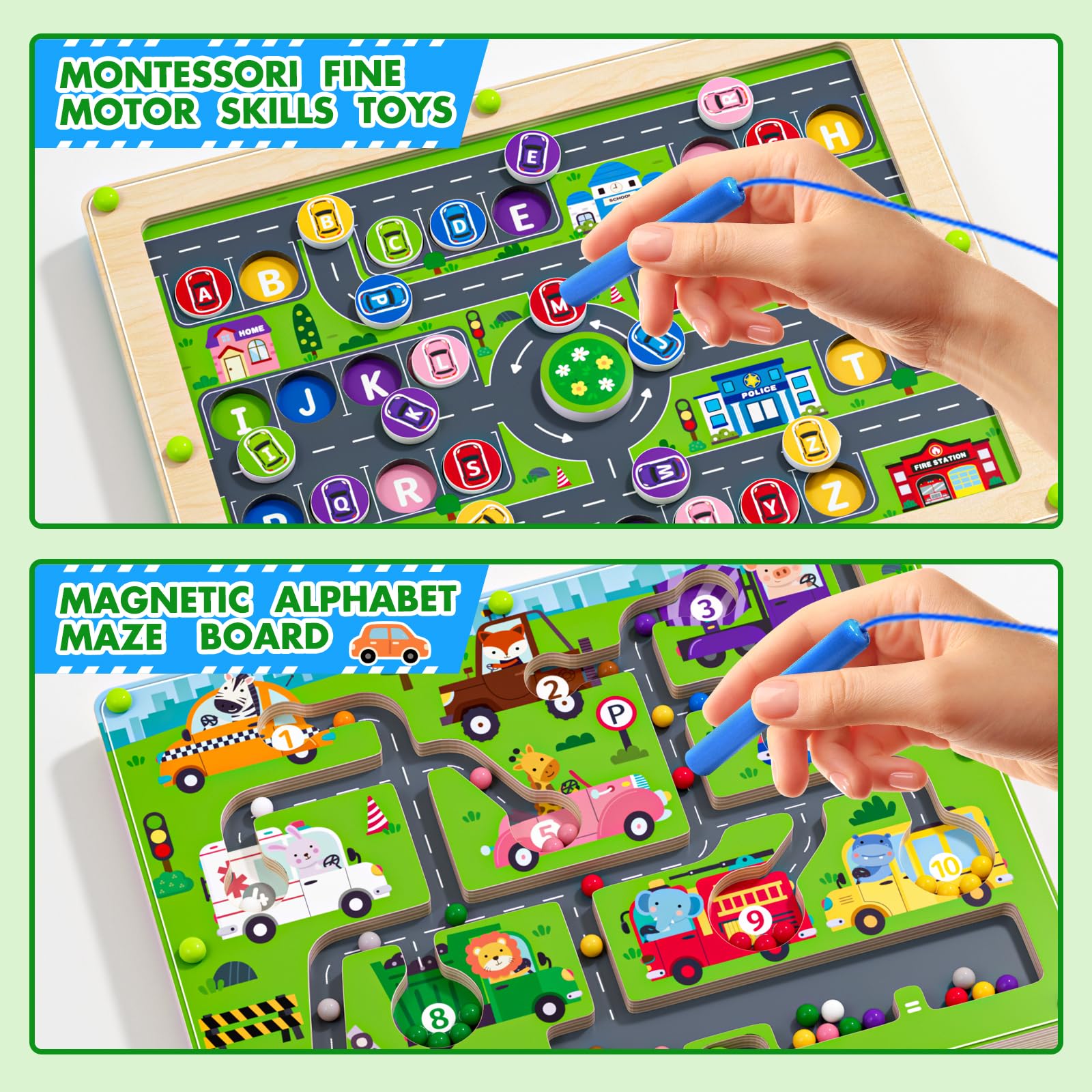 Tymokcall Magnetic Maze portable-travel-friendly for learning on the go.