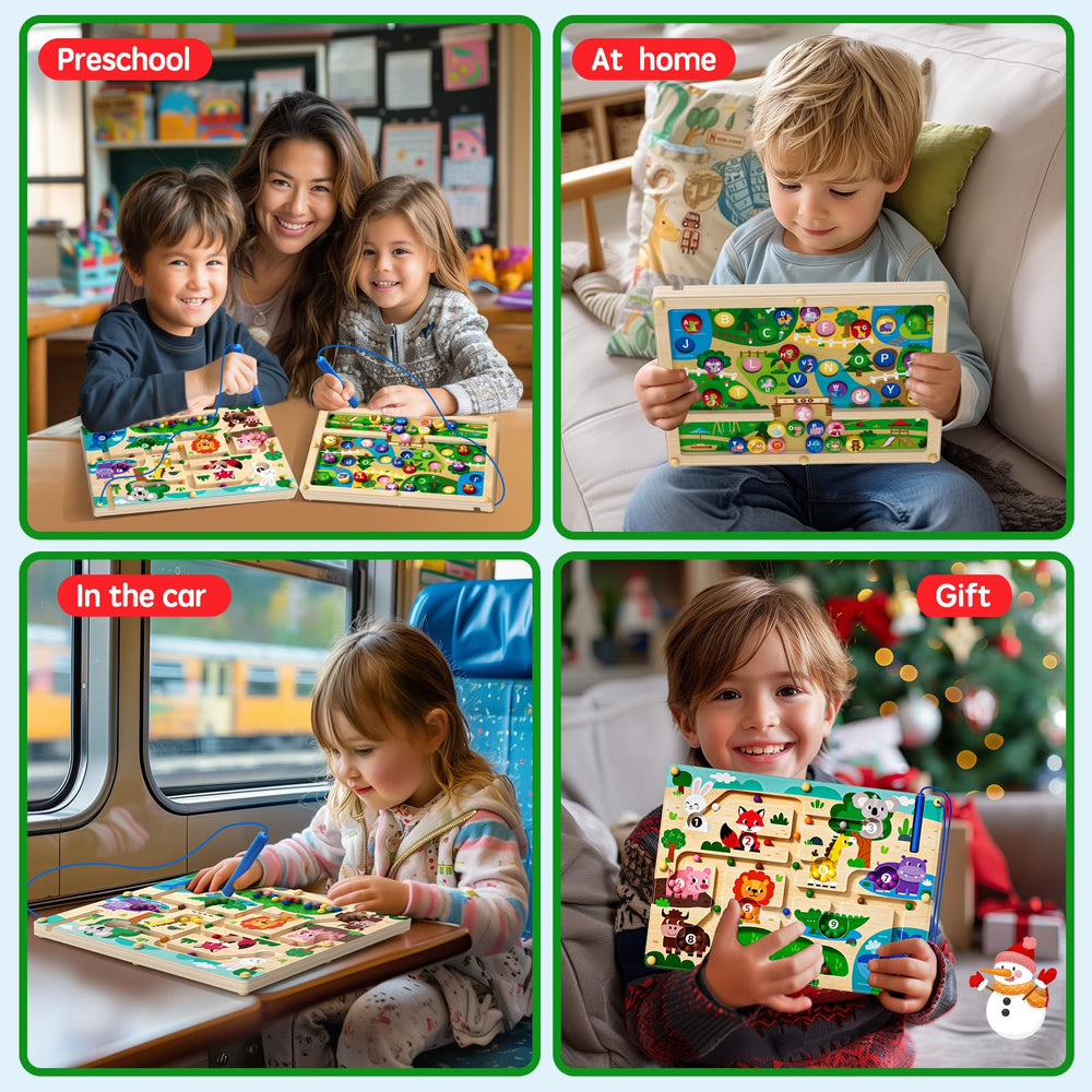 Tymokcall Magnetic Maze travel-friendly design supports learning on the go.