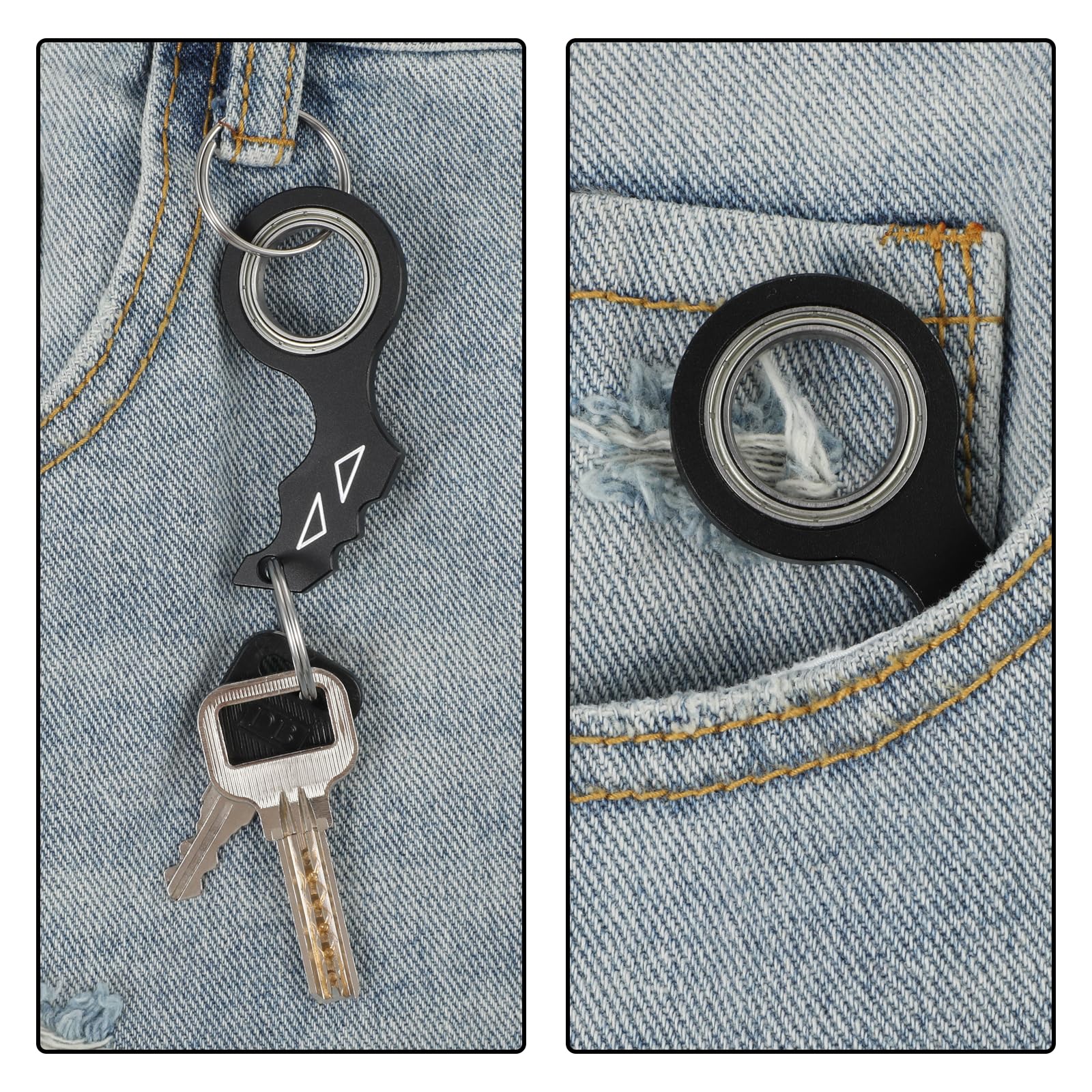 Tyqour Spinner Keychain gift idea for friends and family
