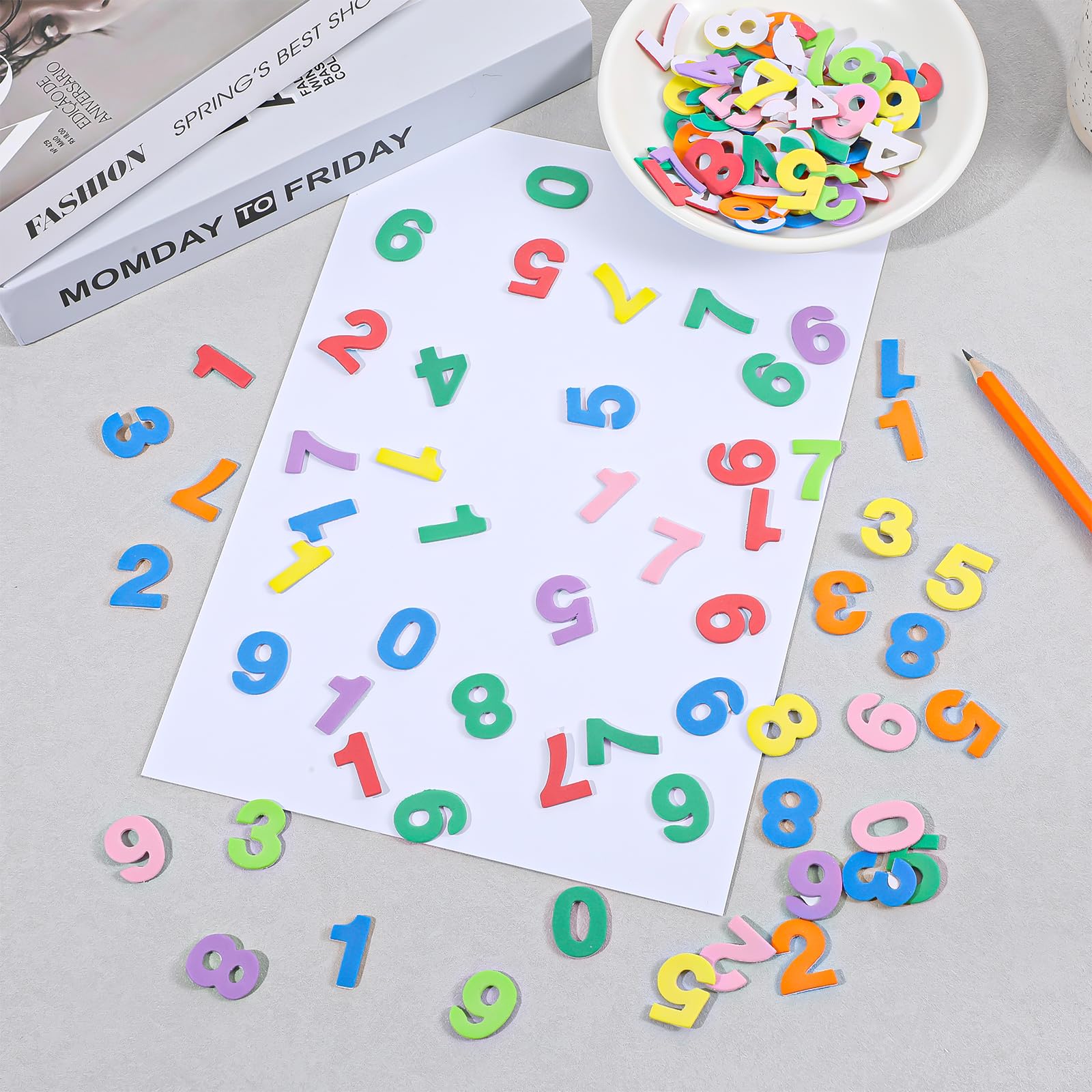 Tyqour foam stickers perfect for school projects and party decorations.