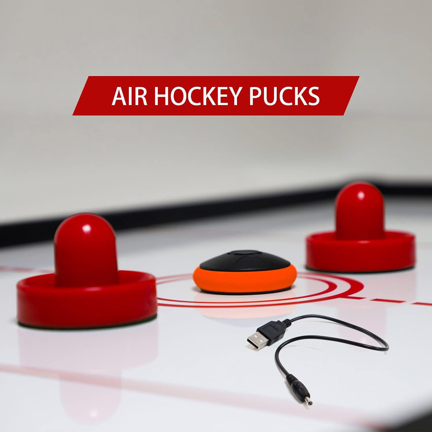 TYRDAN soft-foam puck design keeps hands and tables safe