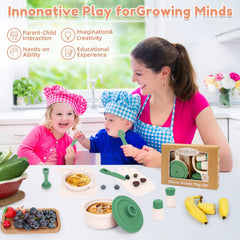 TYRY.HU play kitchen lid: snug cover enhances organized pretend cooking.