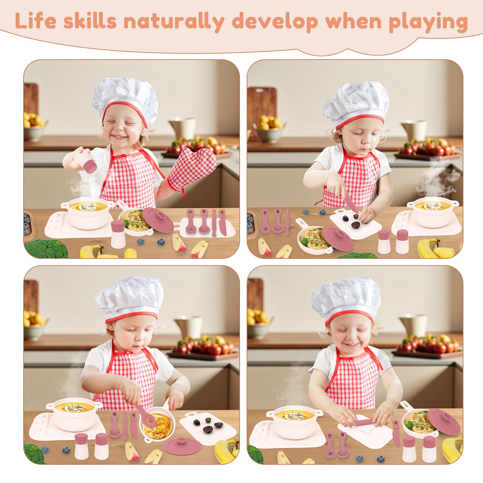 TYRY.HU pot with lid supports easy handling and role-play meals.