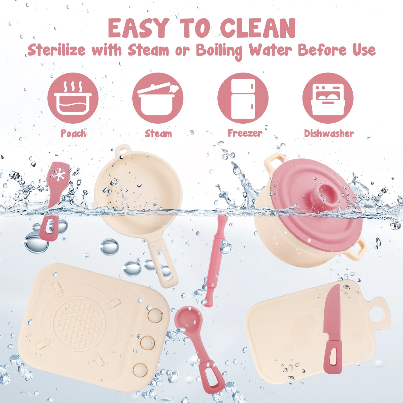 TYRY.HU spoon and knife provide kid-safe utensils for pretend cooking.
