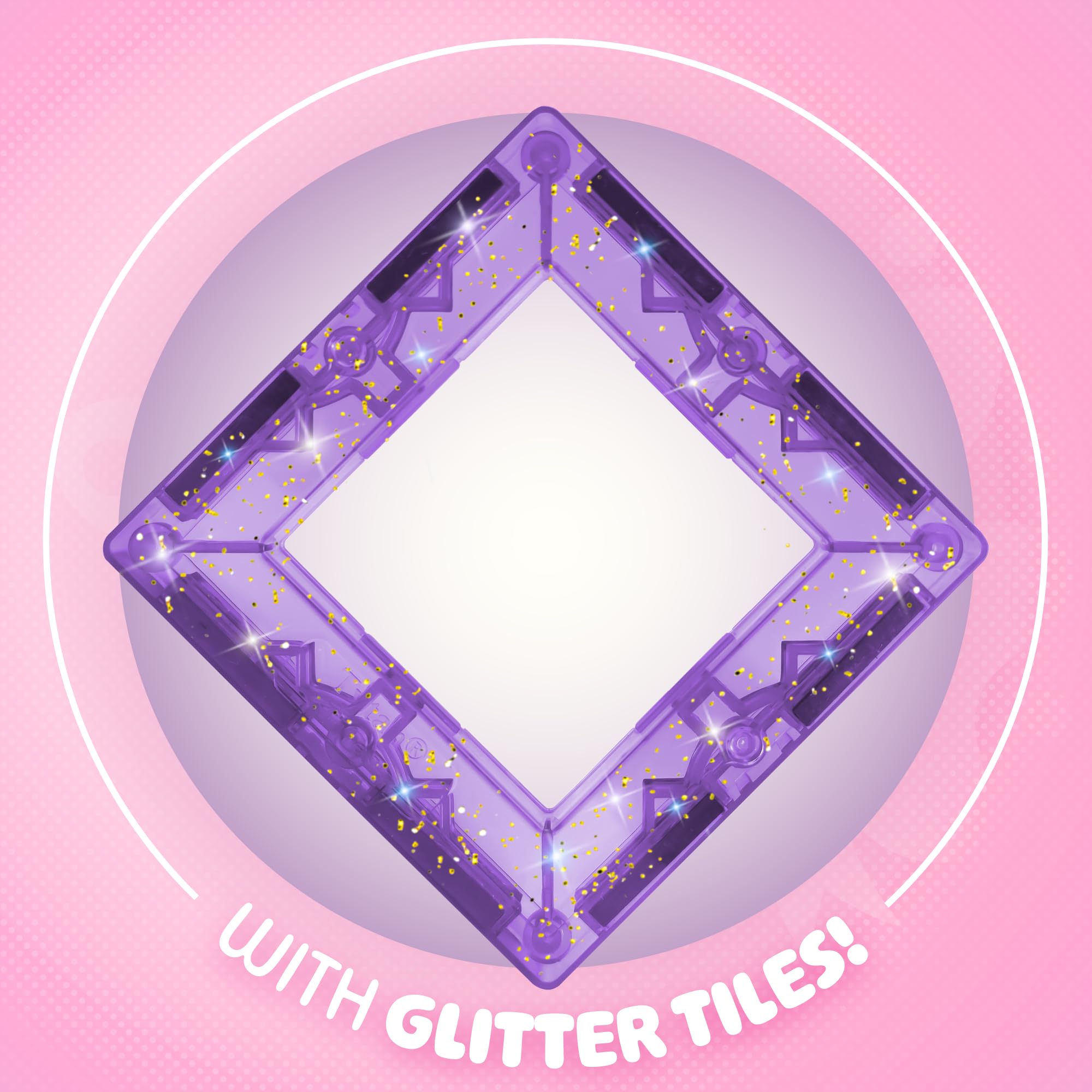 Tytan printed-design tiles bring colorful patterns to builds.
