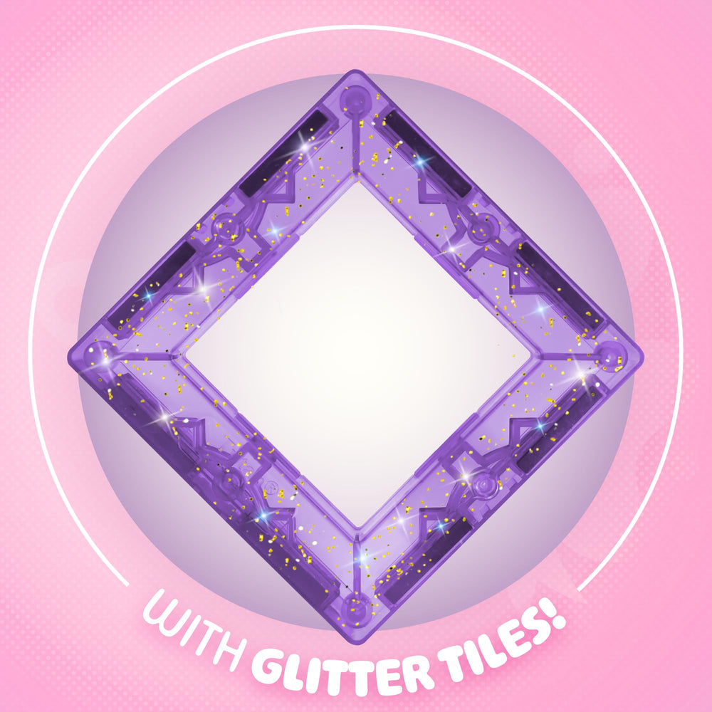 Tytan printed-design tiles bring colorful patterns to builds.