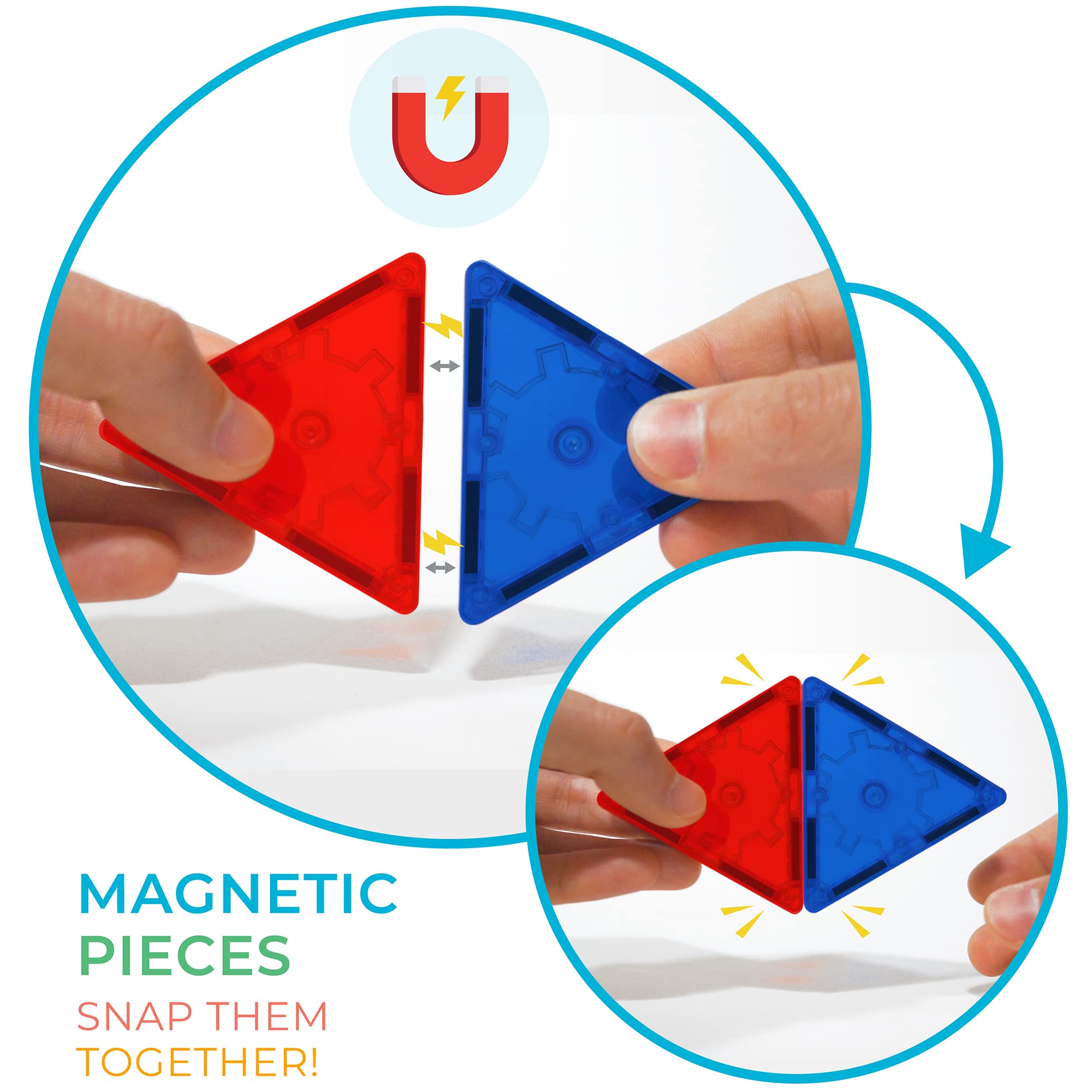 Tytan Tiles 3D castle construction highlights dramatic towers and fine motor skills development.