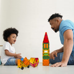 Tytan Tiles shapes variety promotes shape recognition and pattern exploration.