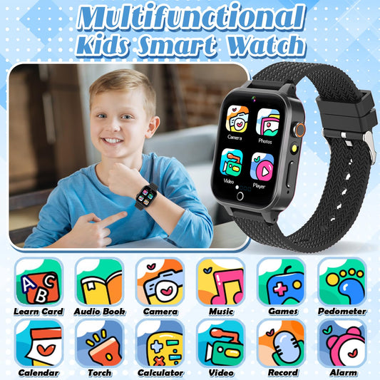 Tywop Kids Smart Watch braided band provides soft, non-slip comfort.