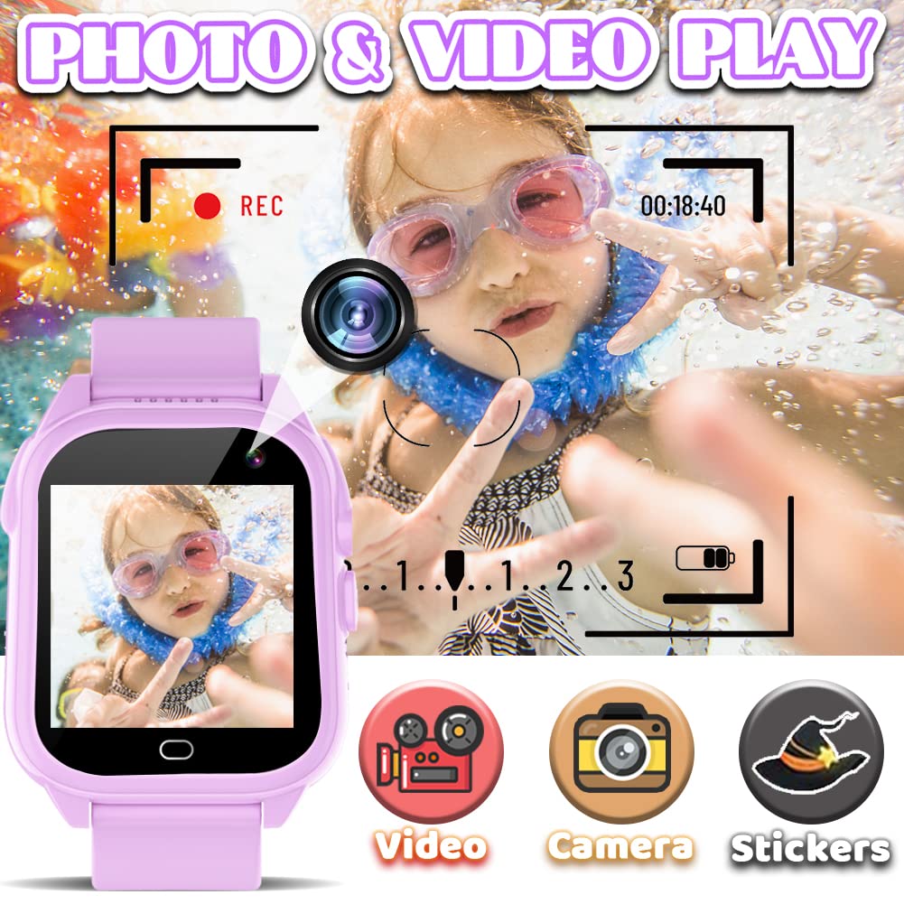 Tywop kids smartwatch camera and video feature for fun memories.