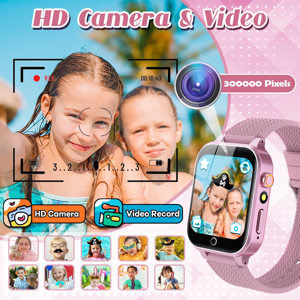 Tywop 1.5 inch HD touchscreen simplifies navigation for small hands.