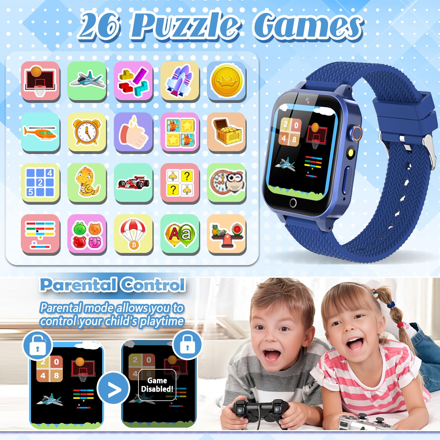 Tywop kid watch selfie camera captures adventures and memories.