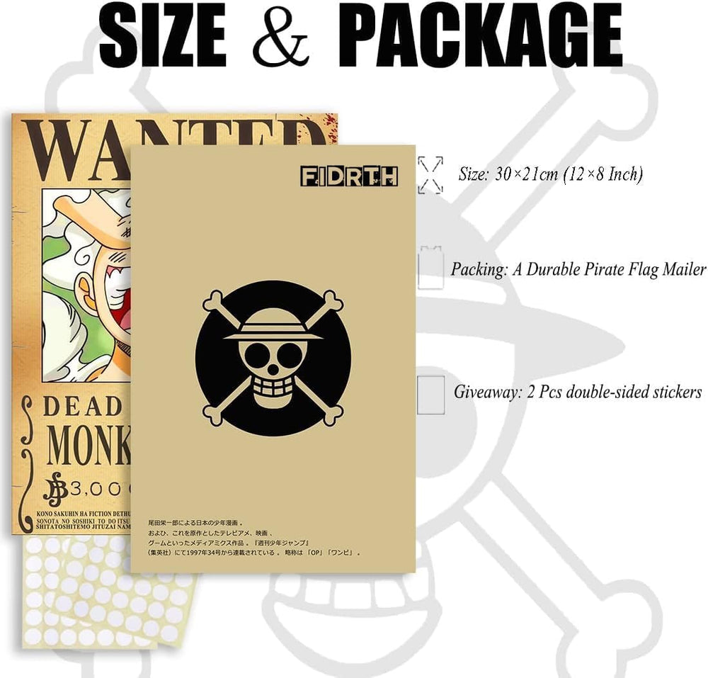 TYZZHOA Sanji wanted poster for gifts and retro collection