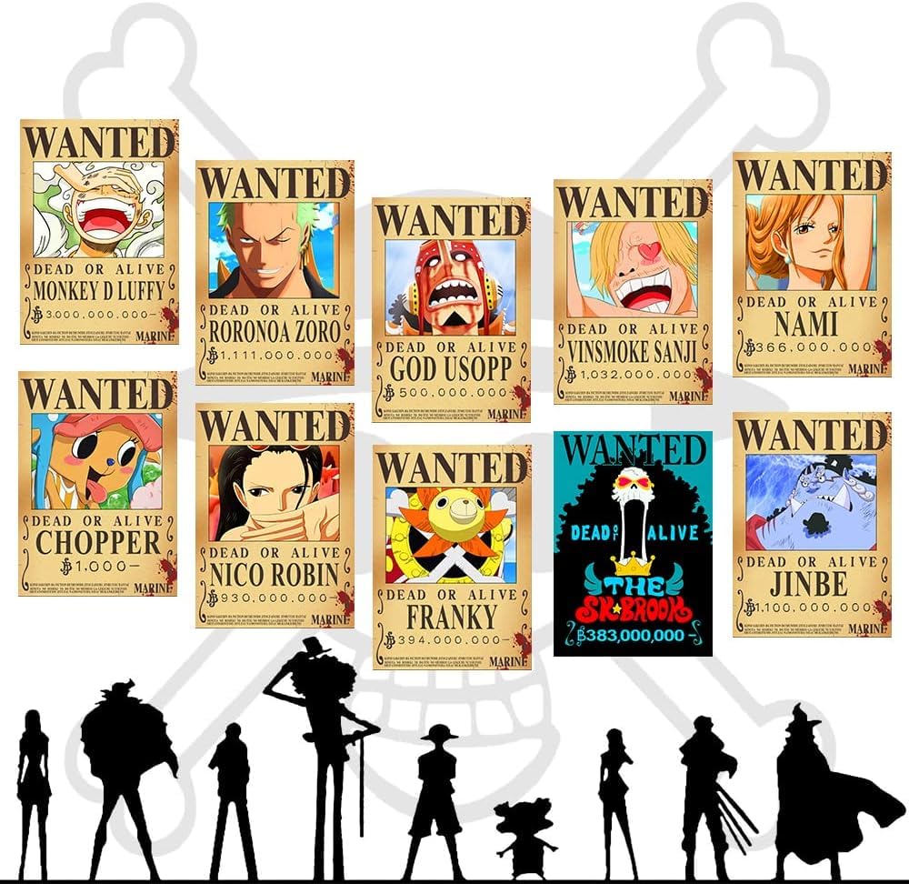 TYZZHOA Zoro wanted poster for room decor and anime lore