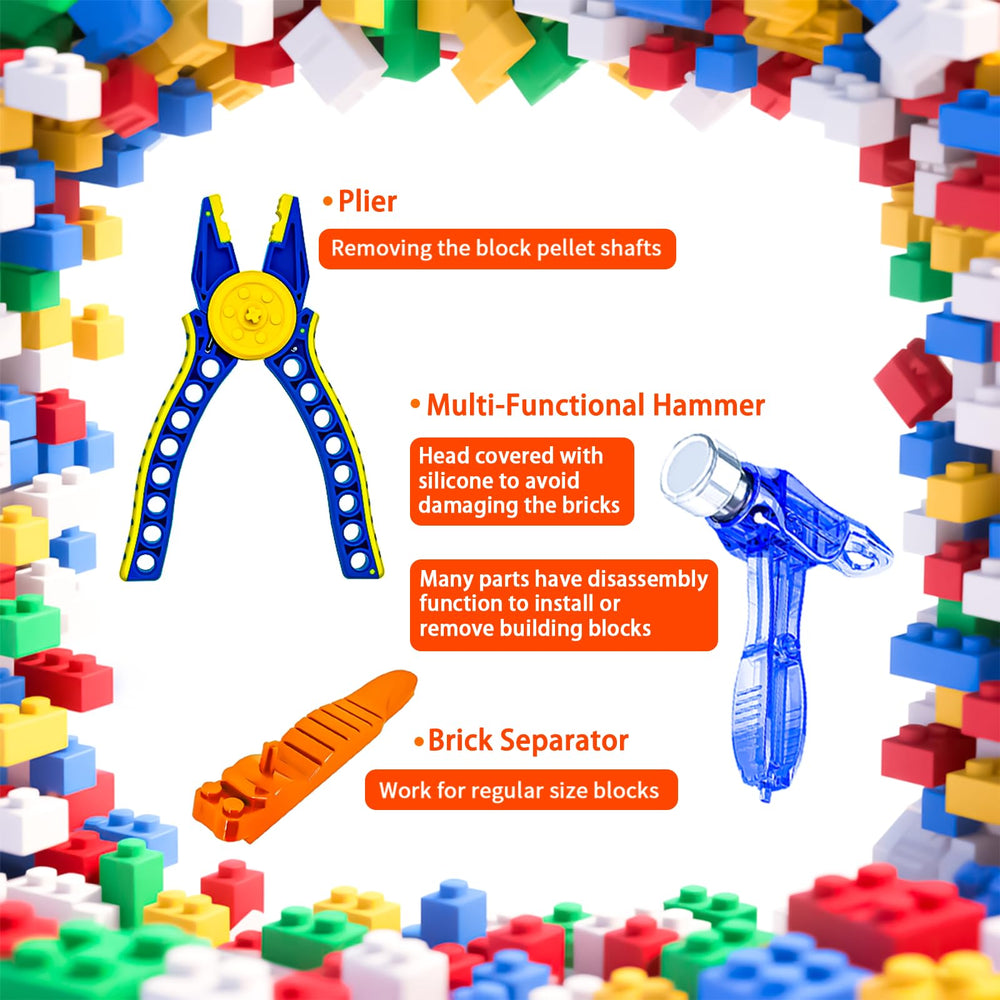 TZBTSTEAM pliers with silicone guard keeping blocks safe during removal.